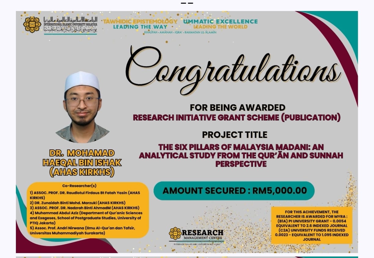 PENELITIAN MIQT DAN IIUM